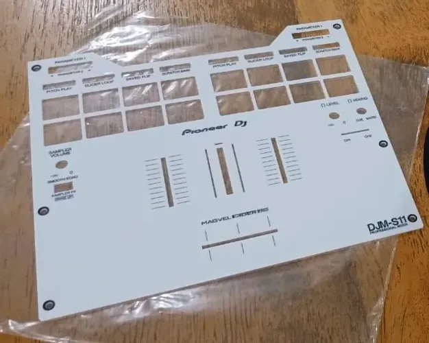 Faceplate painel mixer Pioneer djm S11