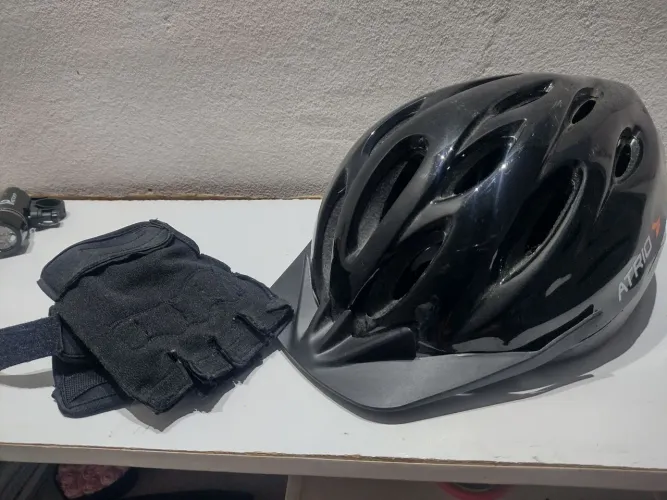 Capacete Atrio+Luva 50,00