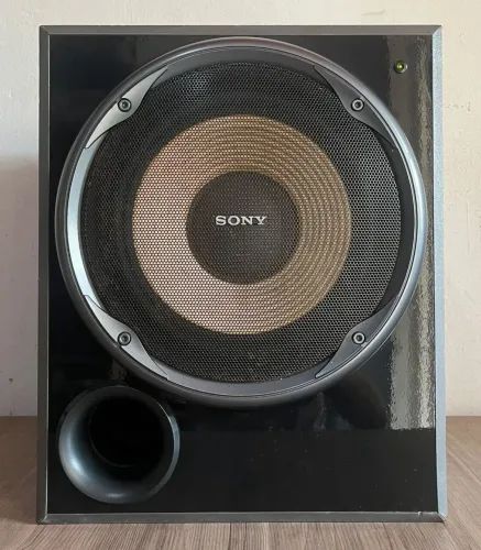 Subwoofer Ativo Usado Sony Muteki Leia Descrição