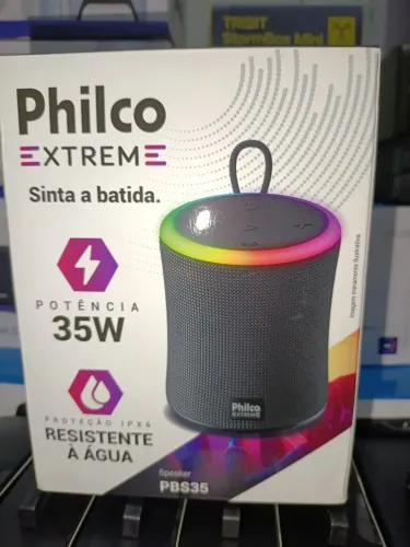 Caixa de Som Philco Extreme 35W Com RGB Nova