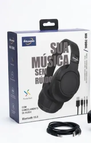 Headphone Atomo - Novo Entrega Rápida!!!