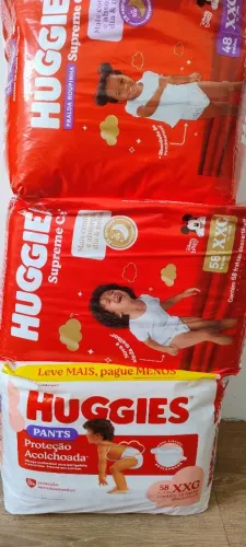 Fraldas 3 Pacotes Jumbo XXG