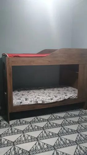 USADO Beliche Solteiro Com Escada e Prateleira 100% MDF Resistente 