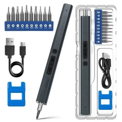 Kit Chave de Fenda Elétrica 12 Peças