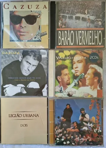 Cds Cazuza, Legião Urbana, Paralamas do sucesso e Barão Vermelho