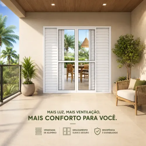 PORTA BALCÃO 6 FOLHAS LINHA PREMIUM BRANCO 210x150 DIRETO DA FÁBRICA PAGAMENTO NA ENTREGA