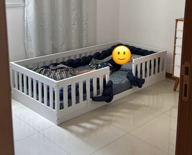Cama infantil montessoriana de solteiro