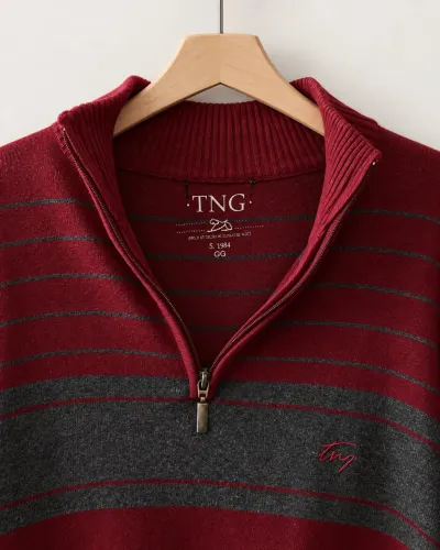 TNG Agasalho sueter masculino com fecho gg