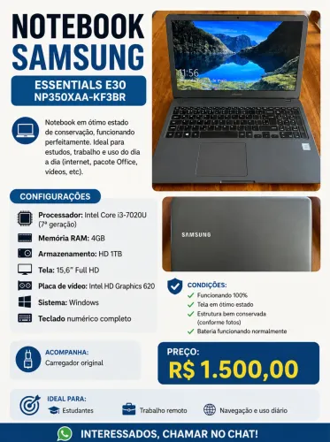 Notebook Samsung