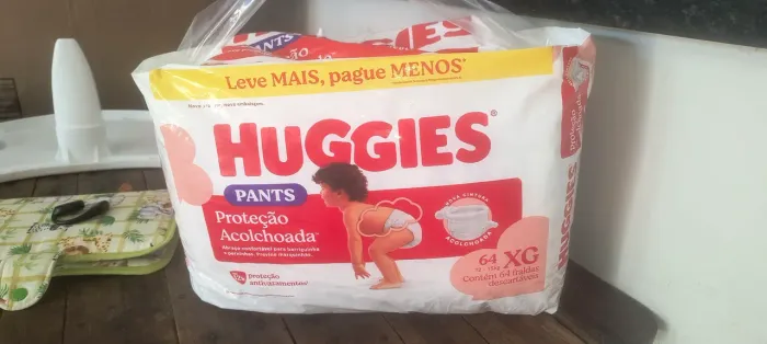 Fralda Huggies XG 64 unid 