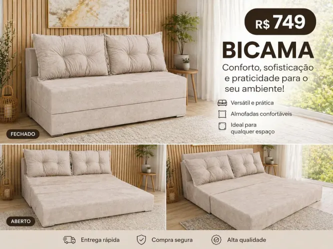 Bicama entrega grátis rápida promoção