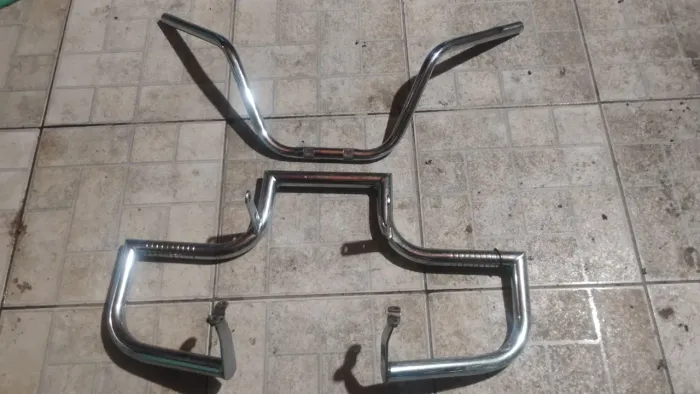 Guidão seca 14" + mata cachorro 