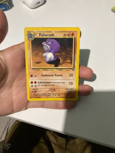 carta pokémon Poliwrath 28/75 1995-2001