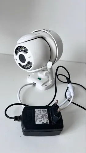Camera de Segurança Wifi Prova D'água Cor Branco Estary Shop