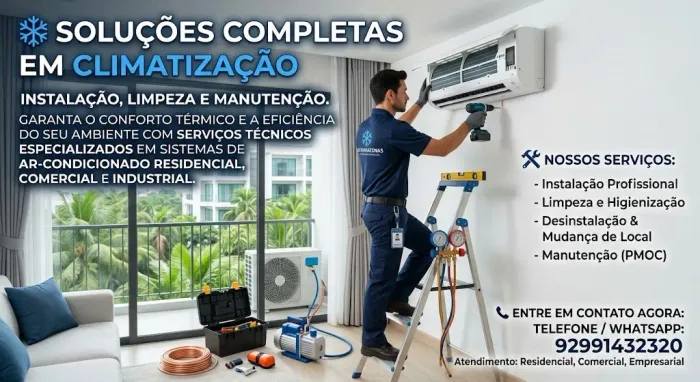 Ar condicionado instalação 