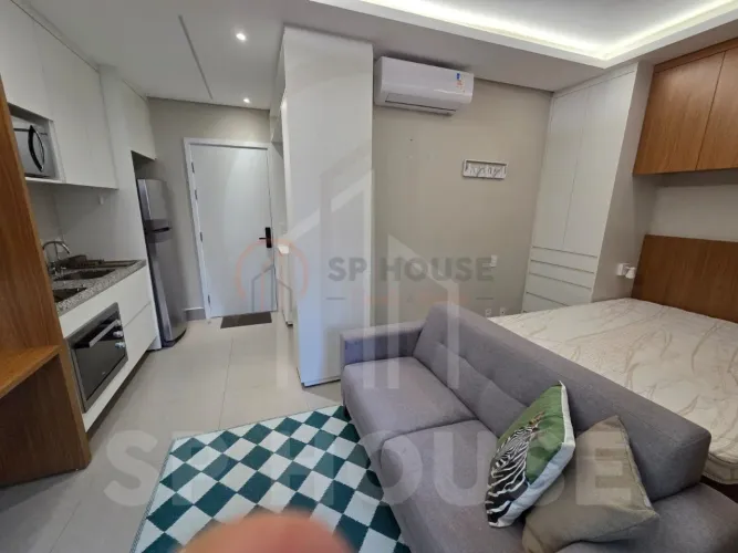 Apartamento Studio para locação, 1 quarto, 1 banheiro, 27m²,
