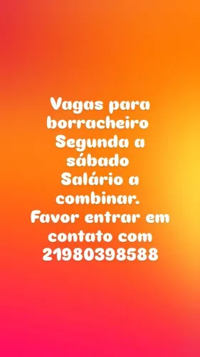 Vagas para borracheiro 