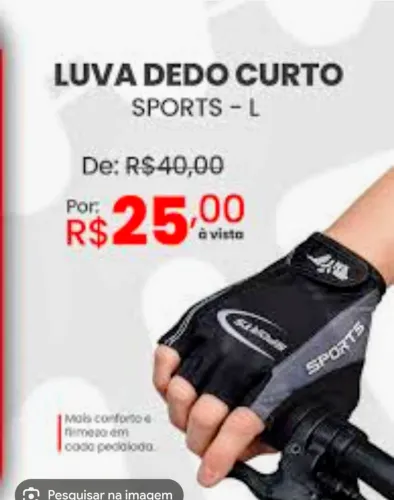 Luvas pra ciclismo de alta qualidade e ótimo preço