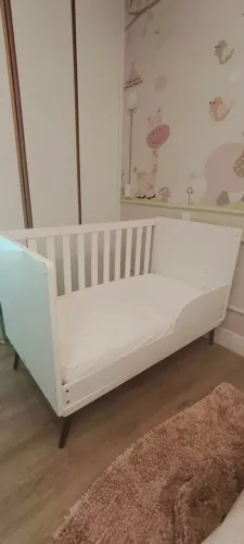 Berço-cama + Colchão + Protetor