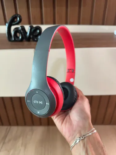 Fone Bluetooth P47 | Rádio FM | Cartão de Memória | Entrega Imediata
