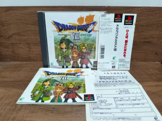 dragon quest 7 playstation japan original ps1