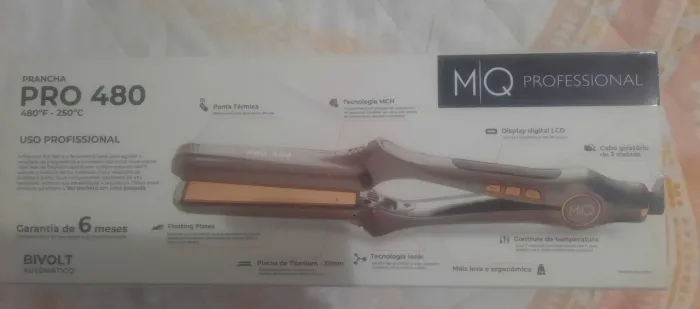 Chapinha Prancha MQ PRO 480 PROFESSIONAL Semi-nova 