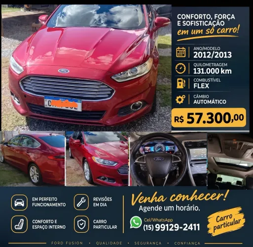 Ford Fusion 2.5l I-vct Flex Aut. 2013