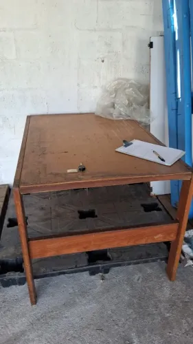 Mesa madeira 100x150cm