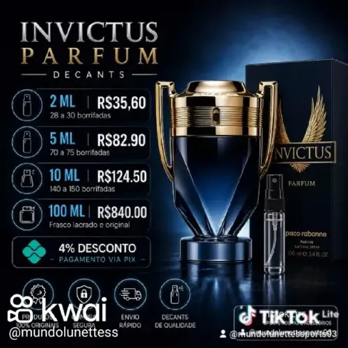 Decants Invictus Parfum