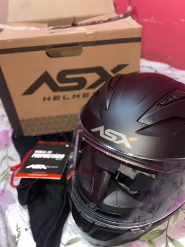 CAPACETE MOTO ASX CITY FOSCO PRETO