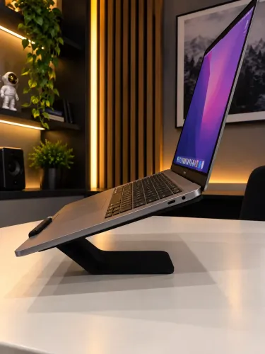 Suporte Invisível para Notebook - Ergonômico e Compacto