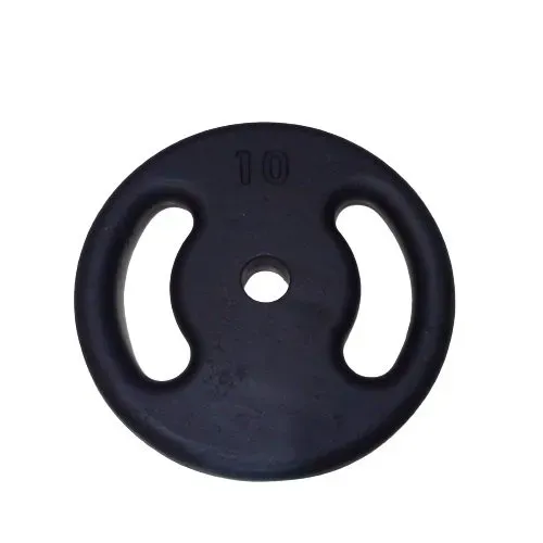 Anilha Pintada 10 kg Vazada - em Ferro Fundido