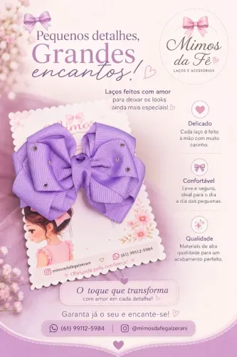 Laços e tiaras