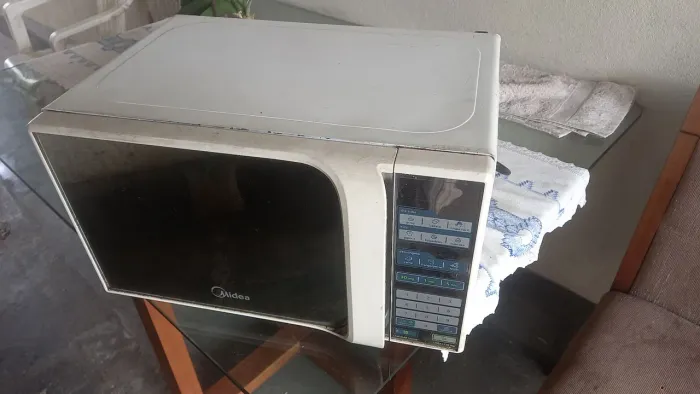 Microondas com defeito