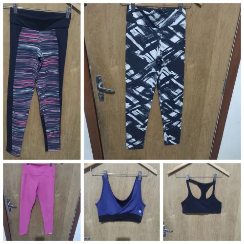 Lote de roupa academia tam P ( lote 40,00)