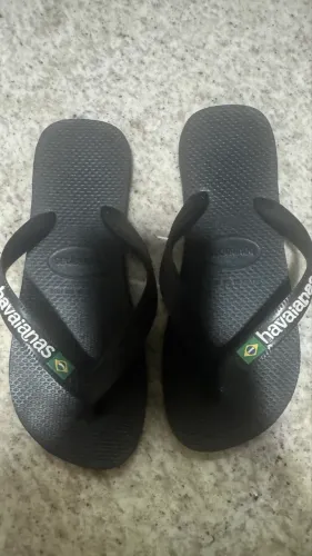 havaiana preta original 35/36