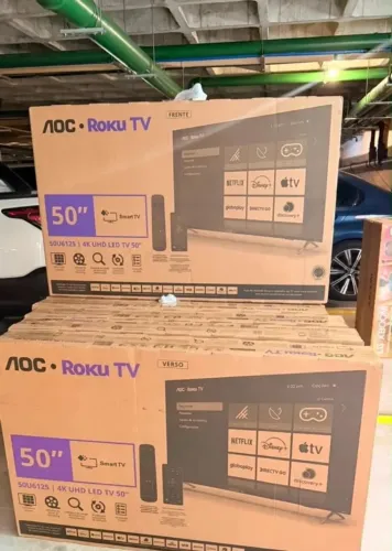 *TV AOC 50 POLEGADAS SMART LACRADA COM NOTA