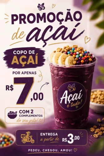 Açaí no precinho