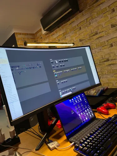 Monitor ultrawide 35 polegadas curvo da Asus