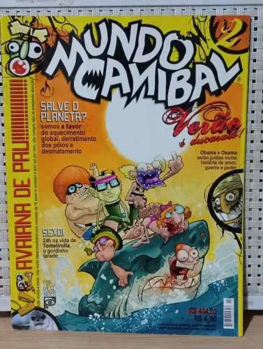Revista Mundo Canibal número 2 da editora mythos de 2009