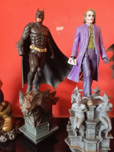 Batman e coringa iron Studios 