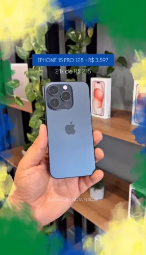 iPhone 15 pro - Loja Física - Nota fiscal