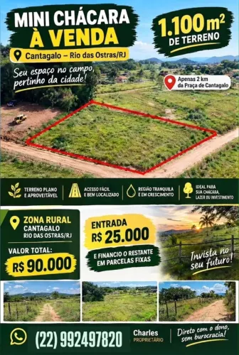 Mini chácara 1.100m2