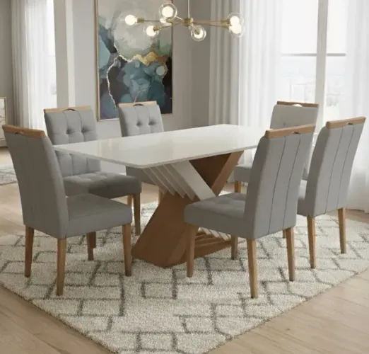 Conjunto de Jantar Monte Verde Touch 6 Lugares