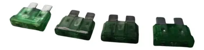 Kit C/ 4 Modulo Fusível 30 (verde) ~3