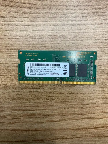 Memória ram notebook 8GB DDR4 3200mhz Smart