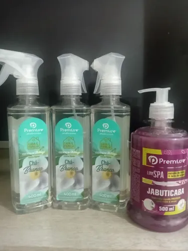 Kit premisse difusor borrifador e sabonete  , kit para casa