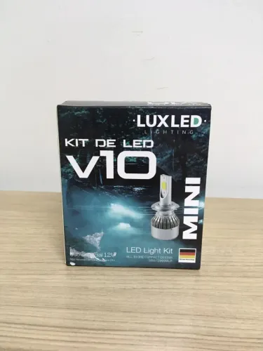 Kit Super Led C6 H1 H3 H4 H7 H8 H11 6000k 36w 4800lm Branca - LACRADO