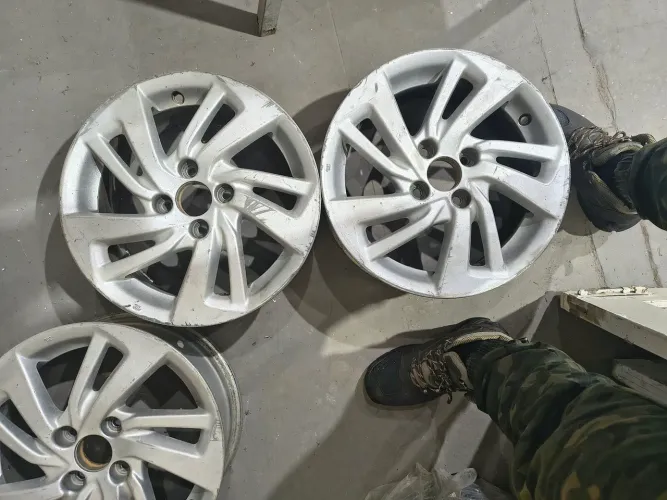 Conjunto de aros 15 do Honda Fit 2015 originais 