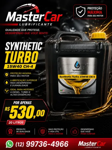 Óleo Synthetic Turbo 15w40 CH4